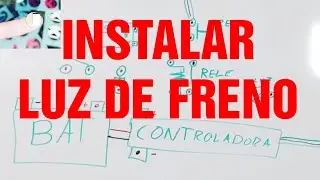 INSTALAR LUCES DE FRENO EN PATIN O BICICLETA ELÉCTRICA