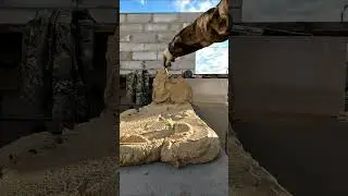 Строительство внутренних перегородок. Construction of internal partitions.