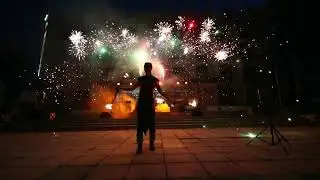 🔥 Българско Огнено Шоу с двама артисти Дивинитас 🔥