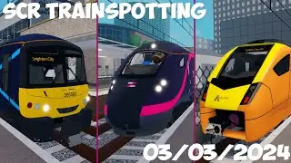Trains At Leighton Stepford Road 03/03/2024 - SCR Trainspotting - Roblox Stepford County Railway