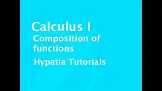 Calculus I   Composition of functions