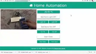 Home Automation Using Nodemcu esp8266 internet Website Controlled  (Part 1)