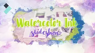 How to Create Watercolor Ink Slideshow Effect | Filmora Tutorial