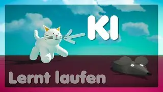 KI Katze lernt laufen!
