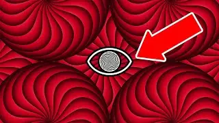 Trippy Optical Illusion Red