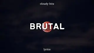 Olivia Rodrigo - brutal (Clean - Lyrics)