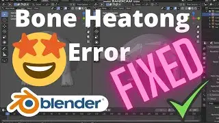 How to fix Bone heat weighting : failed to find solution for one or more bones in Blender 2.9 & 2.8