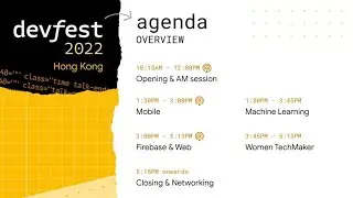 DevFest'22 GDG Hong Kong