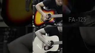 Fender CD-60 vs Fender FA-125 · Jimi Hendrix - Little Wing #fender #cd60 #fa125