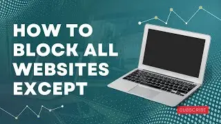 How to block all Websites except one