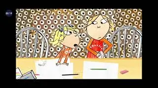 Charlie and Lola Fighting over a silly pencil