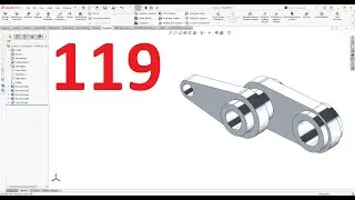 تمارين علي سوليدووركس 2024 || تمرين رقم 119- Solidworks Exercise 119