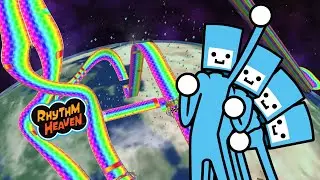 Mario Kart Wii OST 20 - Rainbow Road: Rhythm Heaven Custom Remix