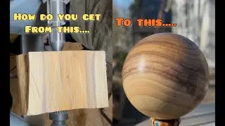 Amazing Woodturning - How to turn a sphere
