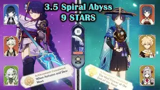 3.5 Spiral Abyss Floor 11 In Genshin Impact (9 Star) carried by Raiden and Wanderer! EASY.