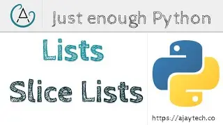 Python Lists - Slice Lists | Just enough Python