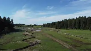24-05-16 #1 No Fence Wetlands Drone Flight First Spring Construction & Planting Completed Fall 2023.