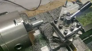How I machined the stainless suspension rod end spacers on my hobby lathe.