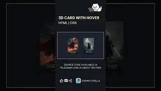3d Card With Hover Effect 😍 