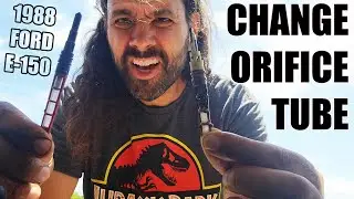 Change Stuck AC ORIFICE Tube & Disconnect A/C Line: 1988-1991 Econoline E-150 FORD A/C Tutorial #2