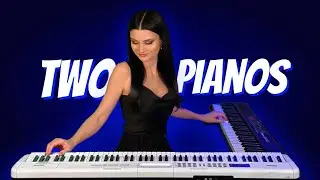 Playing on two pianos AT THE SAME TIME 🤯 Synthesizers review 🎹