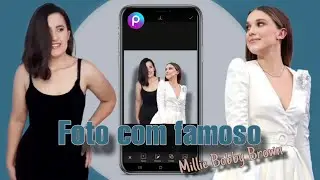 How to edit photo with celebrity in picsart FOTO com famoso