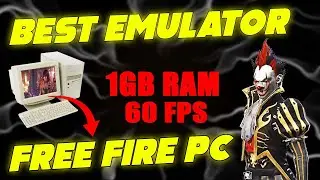 BEST EMULATOR FREE FRIE 60 FPS - RUN FREE FIRE ON LOW END PC - SMARTGAGA LITE