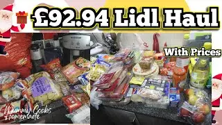 £92.94 Lidl Haul | Family Of 4 | Dec 2023