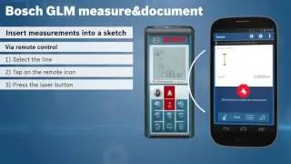 Bosch GLM measure & document App Tutorial