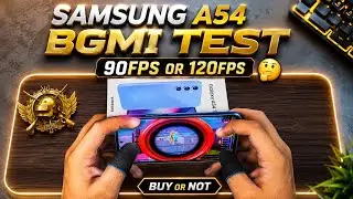 Samsung A54 BGMI 😱Test With Fps🔥 Buy Or Not PUBGM