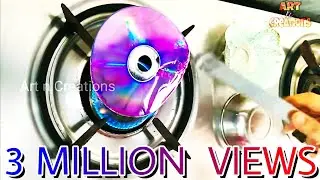 Recycling CD Craft Idea | CD Recycling Idea  | CD craft DIY  | Art n Creations