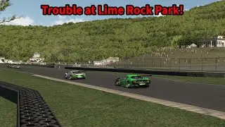 Trouble with the Ferrari's at Lime Rock Park on iRacing!