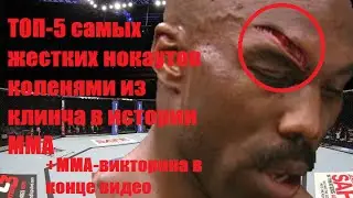 ТОП-5 лучших нокаутов коленом из клинча в истории ММА/TOP-5 best knee knockouts in MMA history