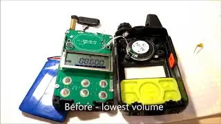 Baofeng BF-T1 noisy speaker mod