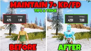 HOW TO MAINTAIN 7+ KD/FD IN WINTER MODE BGMI 2.9 UPDATE (TIPS & TRICKS)