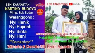 LIVE  BEKSAN  LANGEN  TAYUB  NYI  HENIK NYI  PUJINAH  NYI  SINTA  NYI  HENI - KARTIKO  BUDOYO