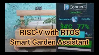 Smart Garden Assistant: Prototype Demonstration of a 32-bit RISC-V Softcore with FreeRTOS