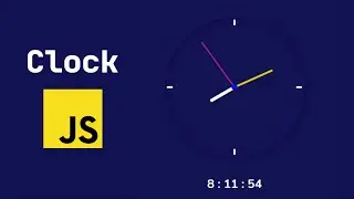 Vanilla JavaScript Project  1 - Analog Clock