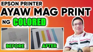 WALANG COLORED NA PRINT! FIX IT! || EPSON PRINTER