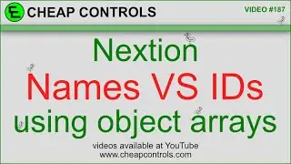 187 with Audio! Nextion Component Names versus IDs and how to loop through them with less code