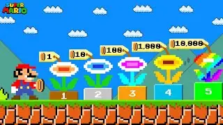 Can Mario Buy all the Flowers in Super Mario Bros.?