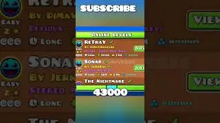 What's the skill Level of the average Geometry Dash Player #shorts #geometrydash