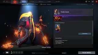 Dota 2: Ember Spirit - Cinder Sensei Cache Set Preview