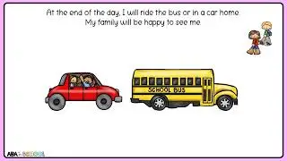 Going to school social story - Preschool Back to school activity