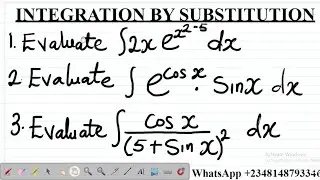 Integration by Substitution II