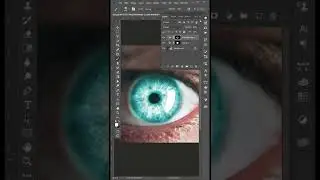 Change eye color fast and easy in a second - Photoshop. #shorts #youtubeshorts