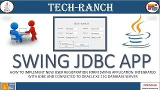 How to implement New User Registration Form using SWING and JDBC API ?| Java Exercise | 