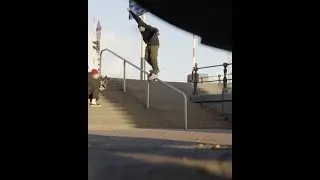 Jamie Foy First Try 15 Stair Rail Sesh In Amsterdam