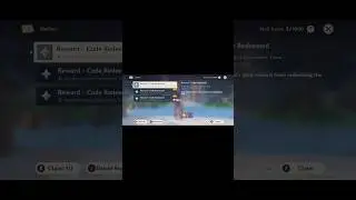 GENSHIN IMPACT NEW REDEEM CODE 