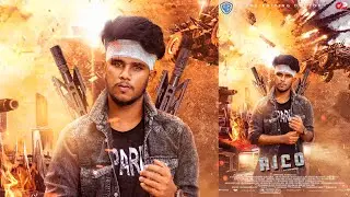 Bollywood Action Movie poster Design In Photoshop | Movie Poster Design 2021 | Creative Brothers